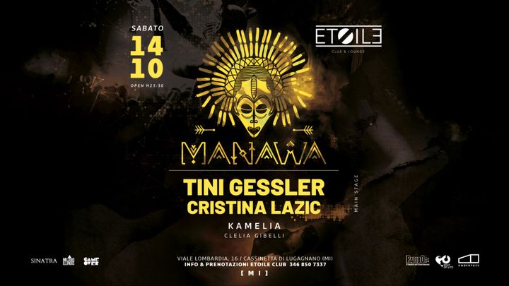 Cover for event: Manawa presents TINI GESSLER & CRISTINA LAZIC - 14/10 @Etoile Club