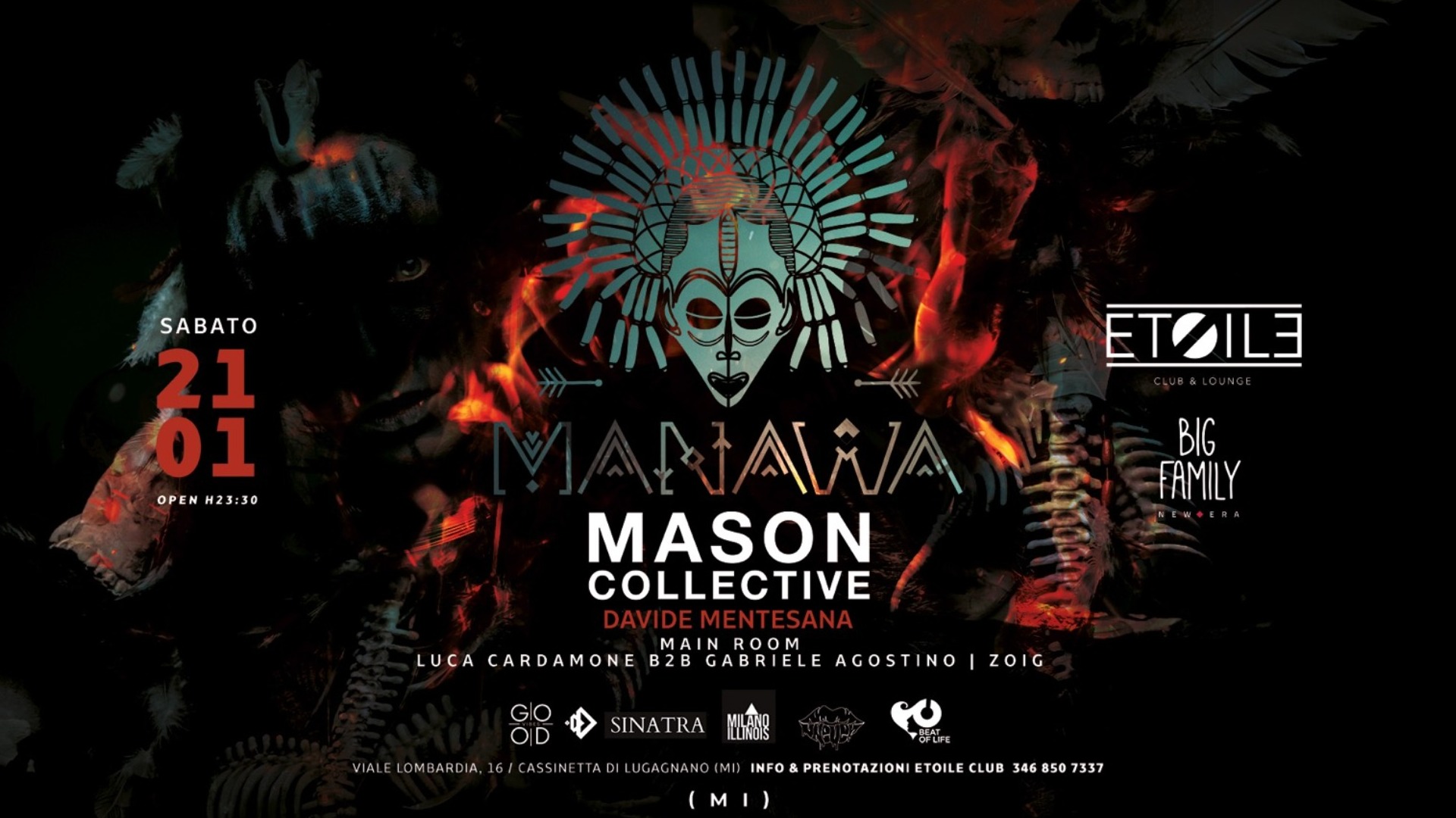Manawa presents: MASON COLLECTIVE - 21/01 Etoile Club