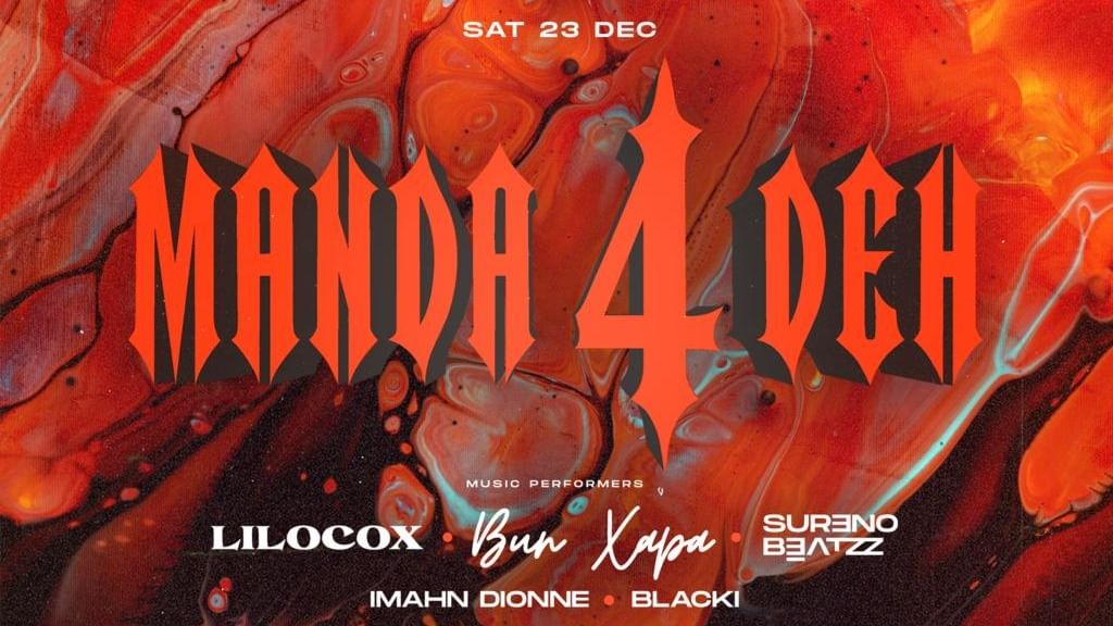 Cartell de l'esdeveniment Manda4deh | Lenox 23.12