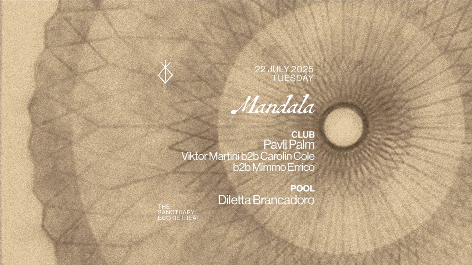 MANDALA - Pavli Palm, Viktor Martini b2b Carolin cole b2b Mimmo Errico