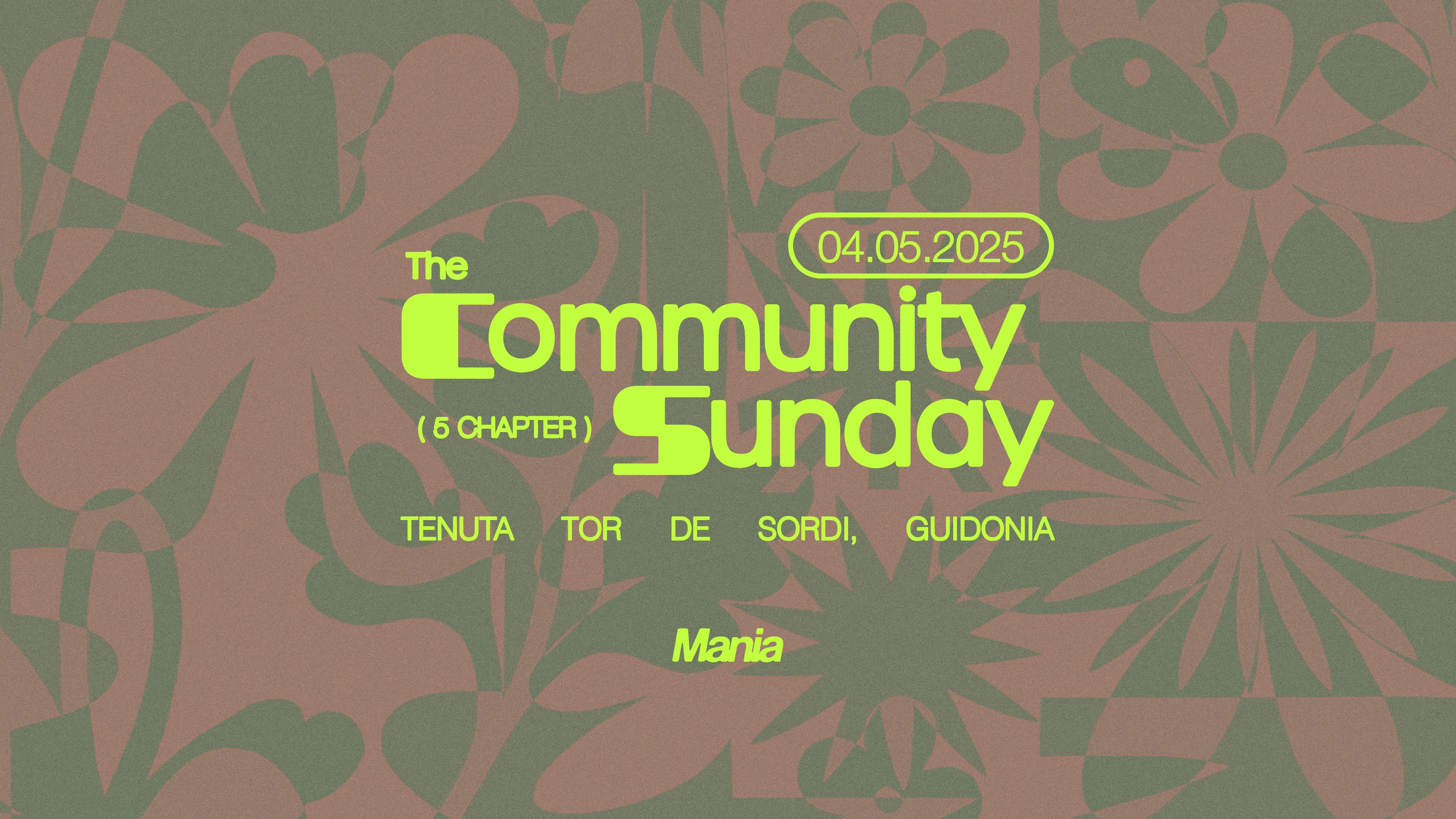 Mania pres. The Community Sunday 5 image