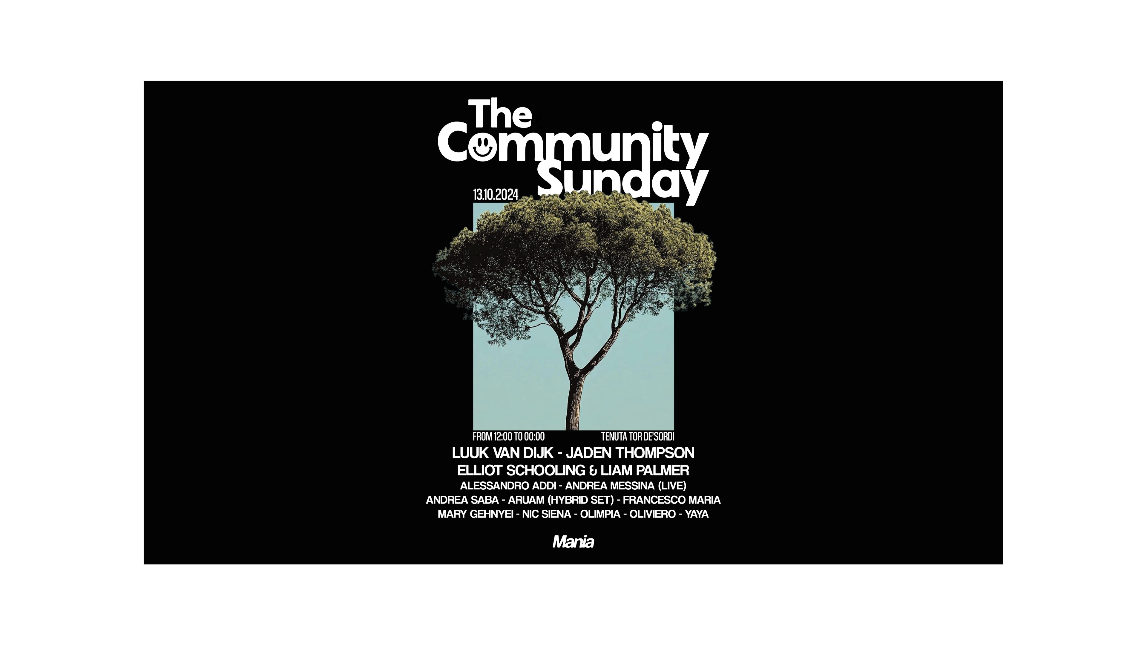 Mania pres. The Community Sunday IV image