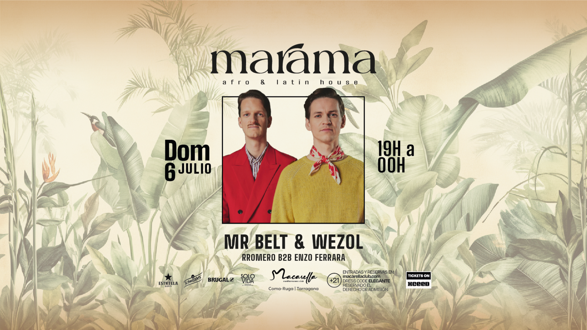 MARAMA | DOMINGO 6 JULIO | TARDEO ELECTRÓNICO image