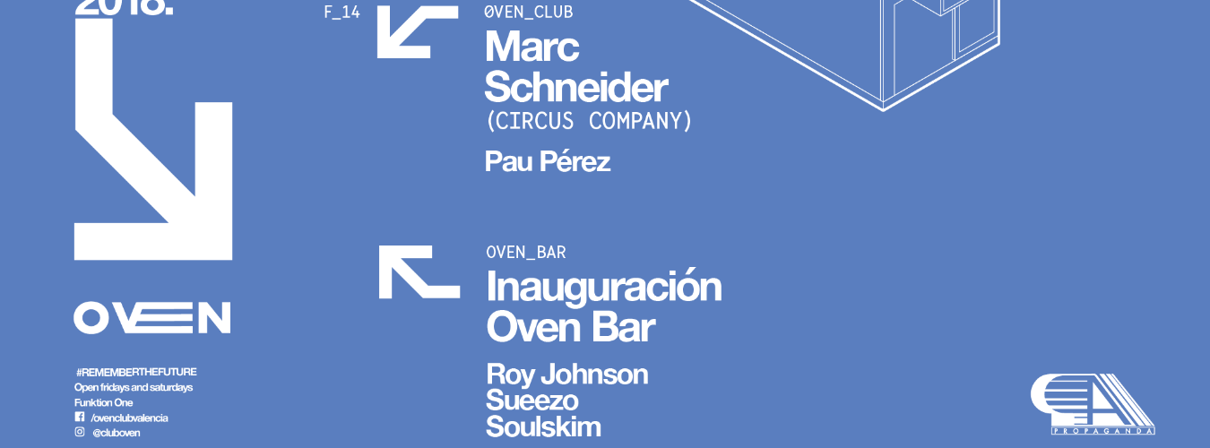 MARC SCHNEIDER (Circus Company) || Oven Club. image