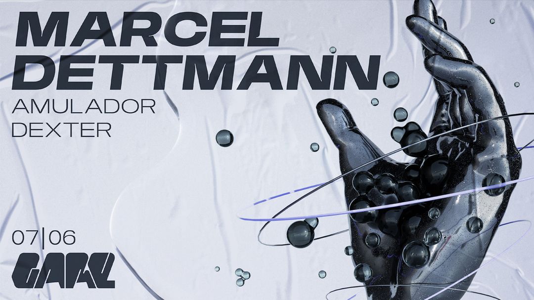 Copertina evento Marcel Dettmann + Dexter + Amulador