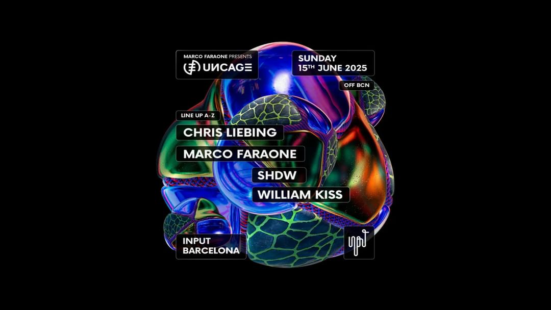 Marco Faraone pres. UNCAGE OFF BCN event cover