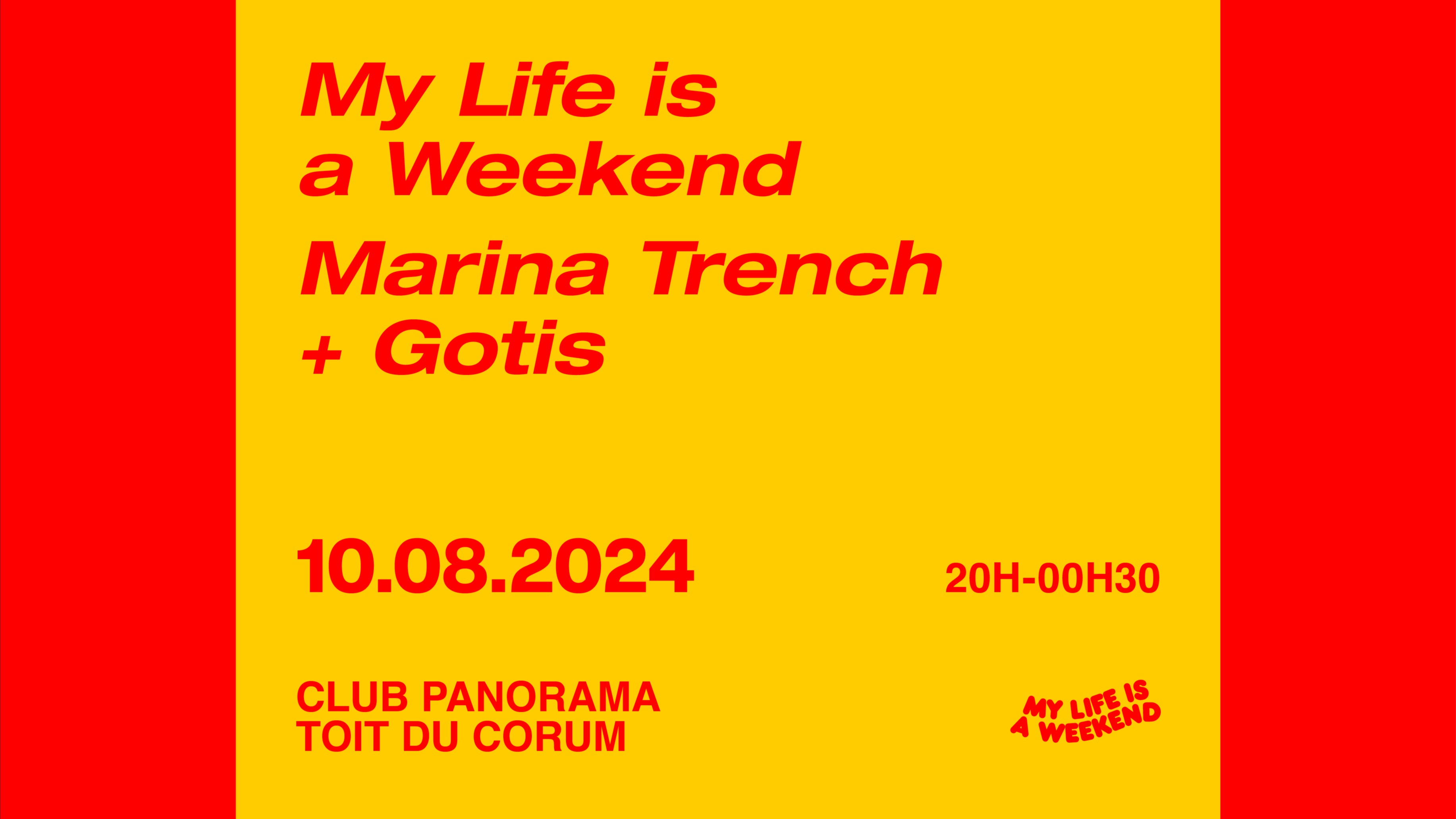 MARINA TRENCH + GOTIS • CLUB PANORAMA, TOIT DU CORUM • Montpellier