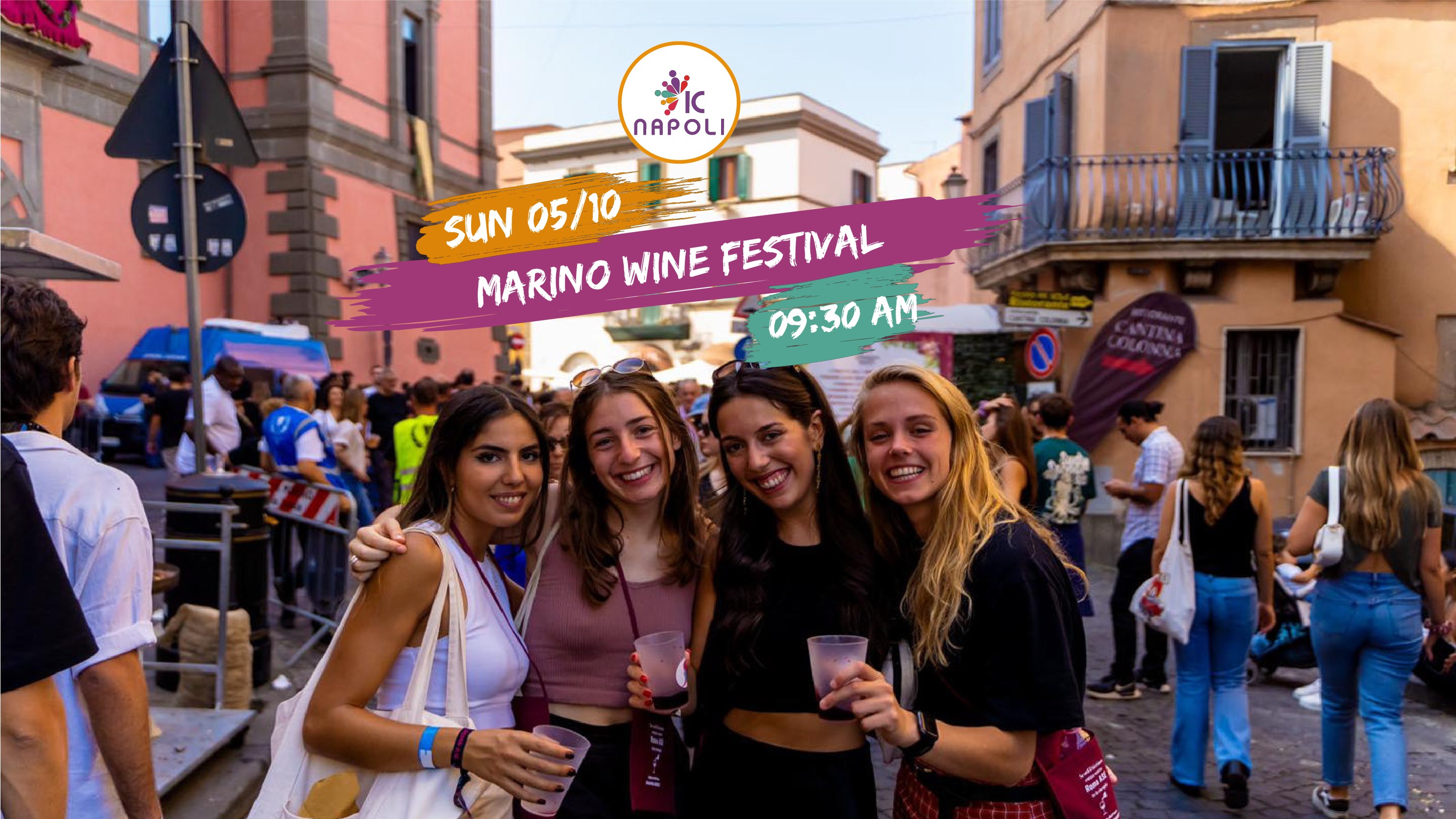 IC Marino Wine Festival one day trip image