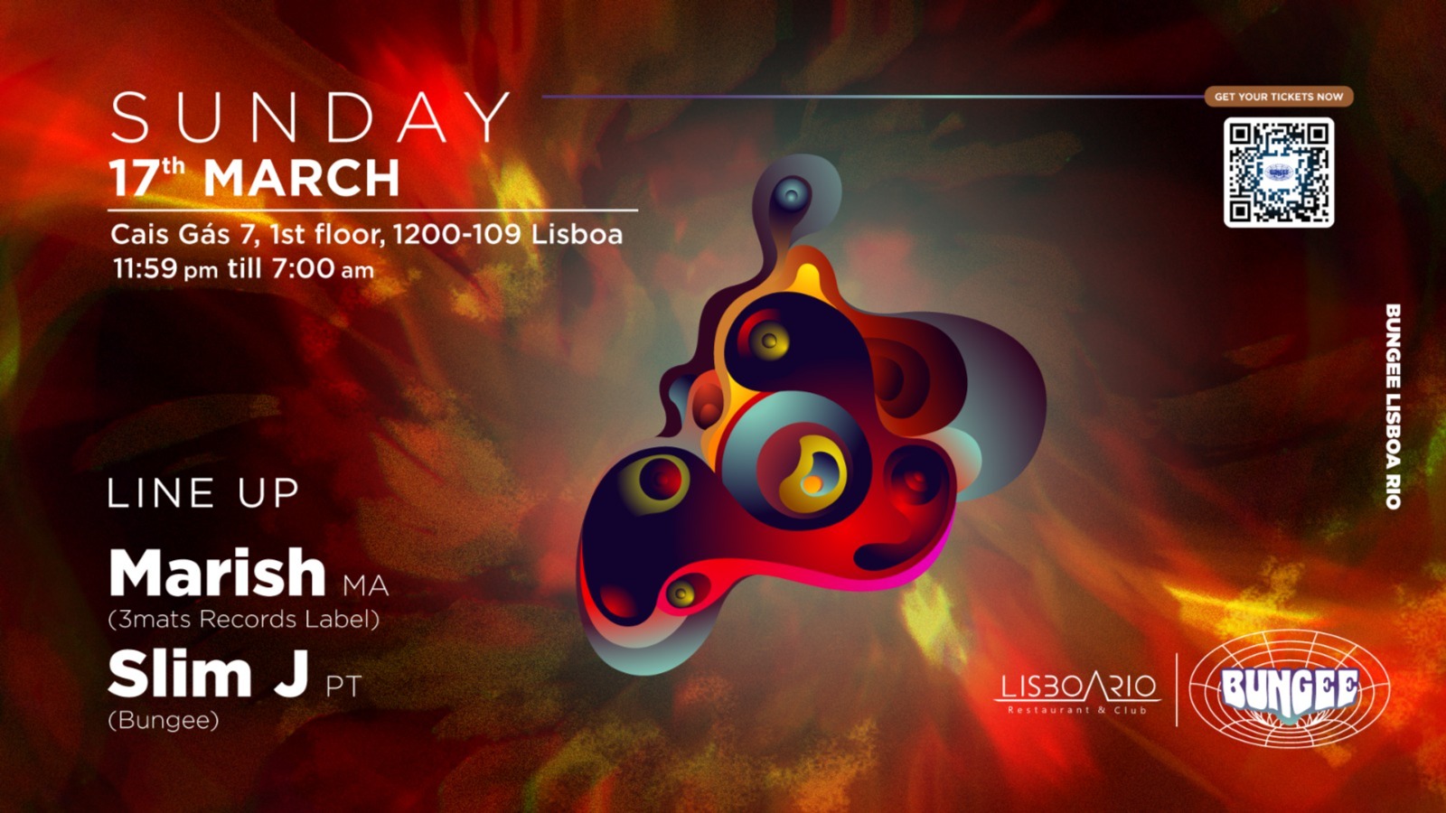 MARISH • SLIM J | SUN 17 MAR • LISBOA RIO