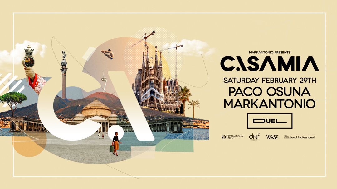 Cartell de l'esdeveniment Markantonio presents Casamia at Duel