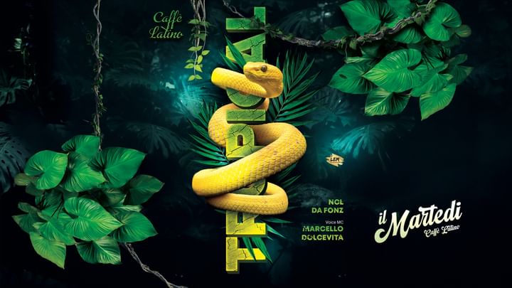 Cover for event: MARTEDI' D'ITALIA  - TROPICAL PARTY