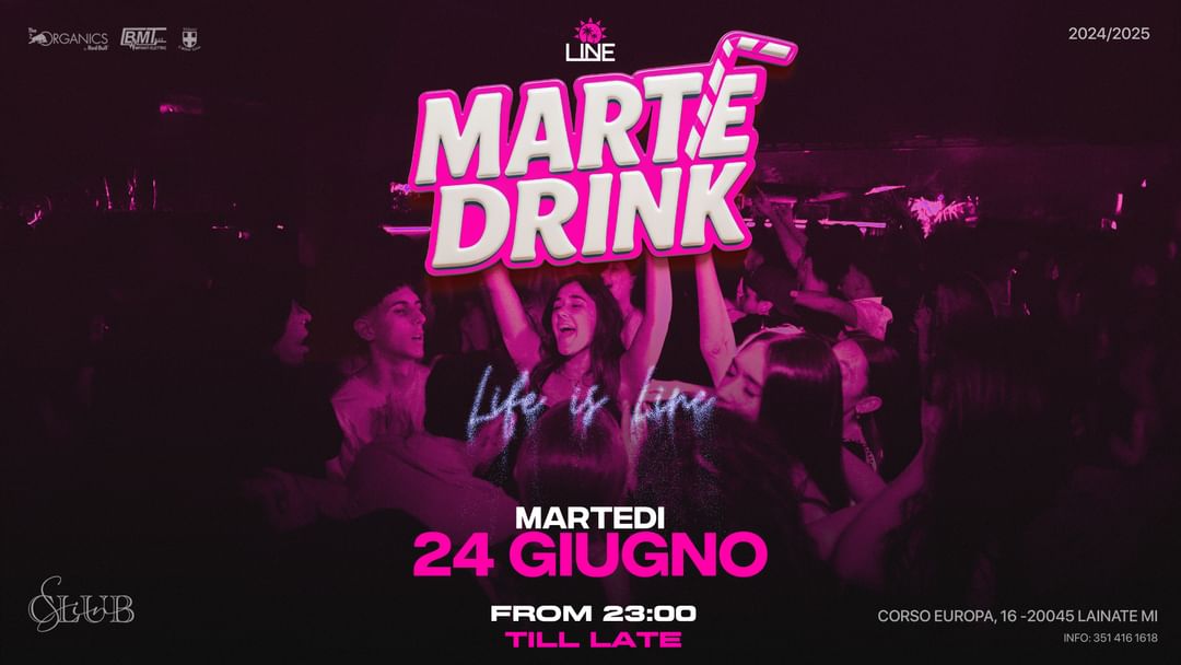 Copertina evento MARTEDRINK by LineClub