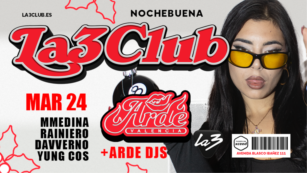 MARTES |ESPECIAL NOCHEBUENA - Mmedina, Davverno, Yung Cos, Rainiero + Arde Djs image