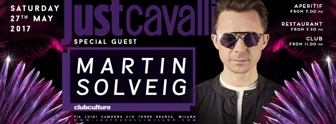 Cartel del evento MARTIN SOLVEIG
