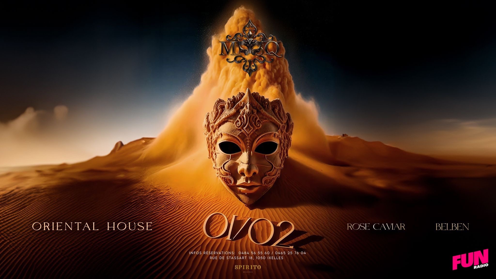 MASQ • SPIRITO • SATURDAY • 01/02/2025