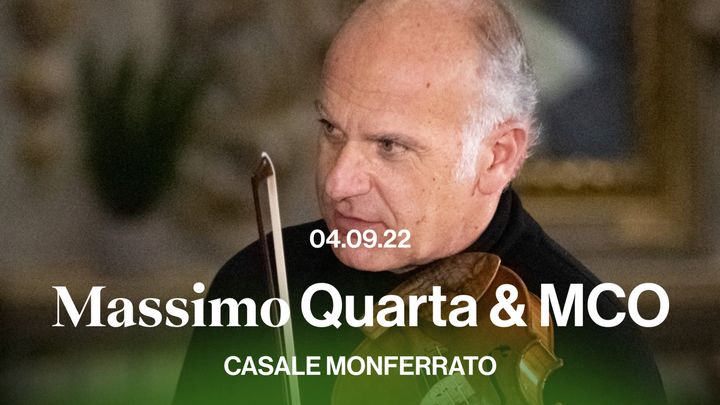 Cover for event: Massimo Quarta & MCO | Monferrato Classica 2022