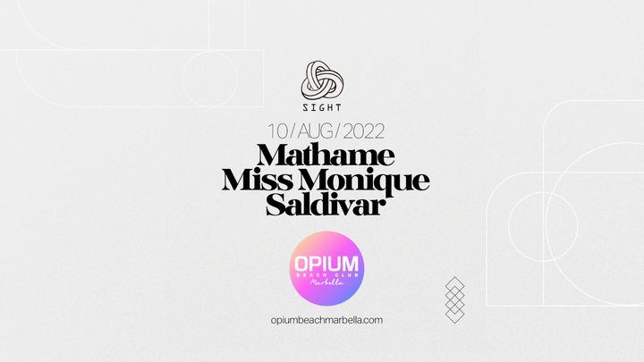 Cover for event: MATHAME, MISS MONIQUE & SALDIVAR