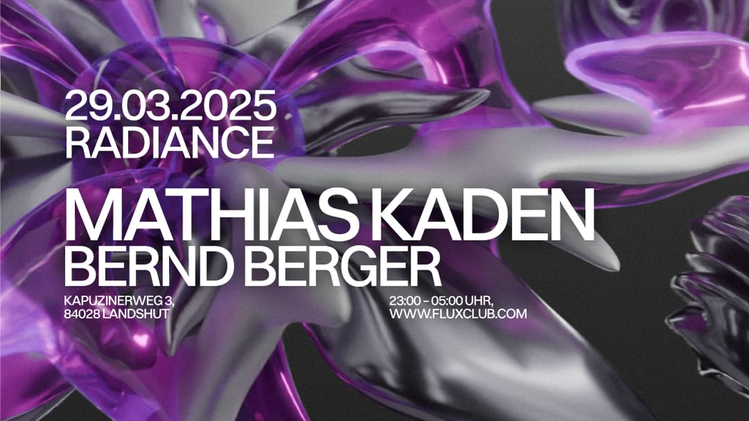Copertina evento MATHIAS KADEN - FLUX - RADIANCE