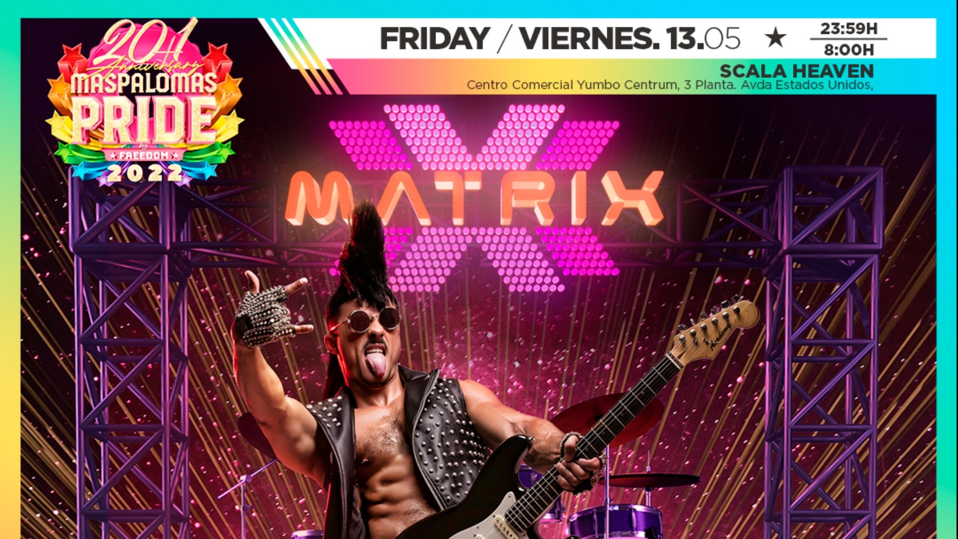 MATRIX ROCK STAR - Official Event Maspalomas Pride by Freedom 2022 image