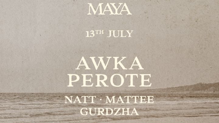 Cover for event: MAYA SALTY 13/07