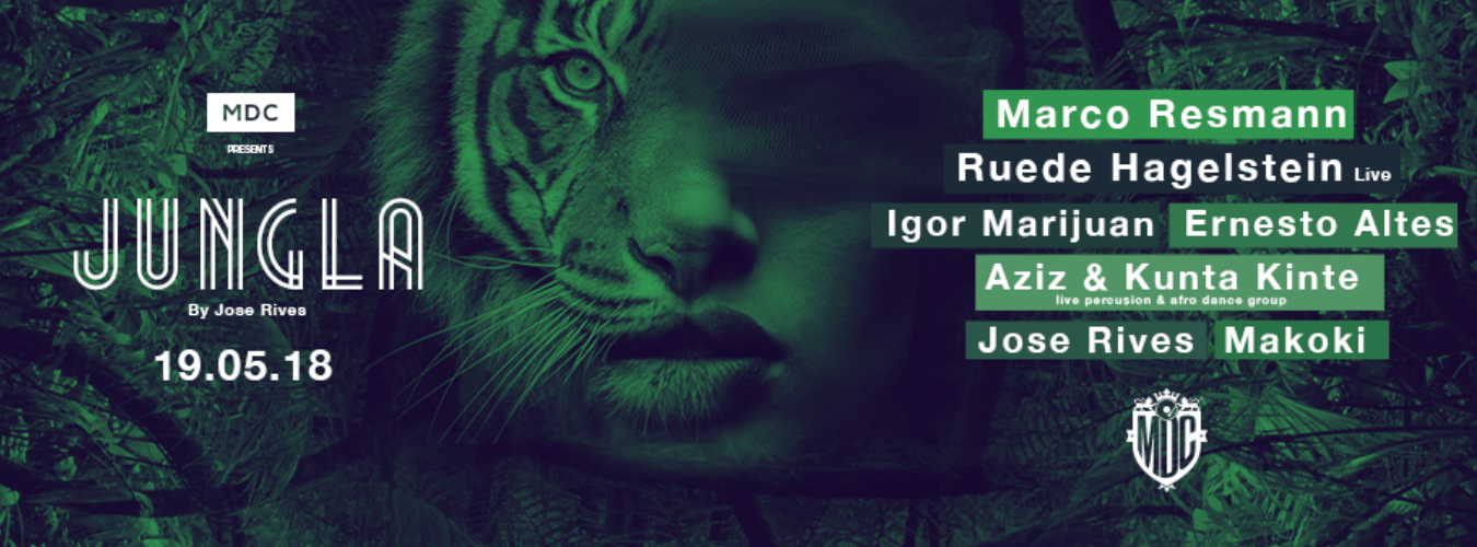 MDC PRESENTS JUNGLA :: MARCO RESMANN - RUEDE HAGELSTEIN - JOSE RIVES - many more image
