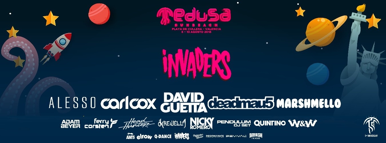 Medusa Sunbeach Festival 2018 | 5th Anniversary - Invanders image