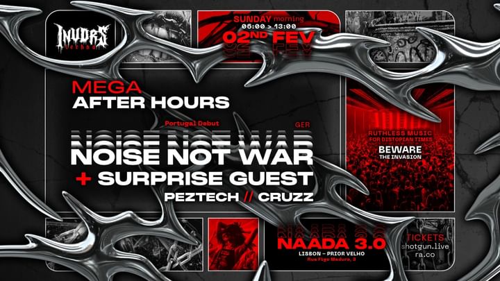 Cover for event: MEGA AFTER HOURS with Noise Not War & special Guest @Naada 3.0