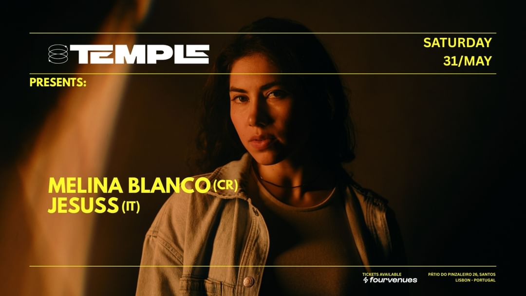 Cartel del evento MELINA BLANCO (CR) + JESUSS (IT)