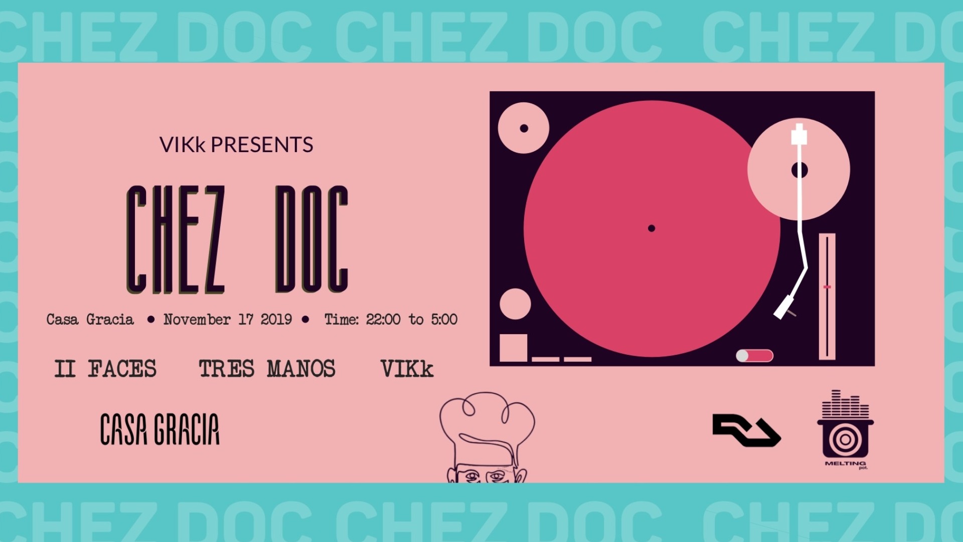 Melting Pot Invites Chez Doc