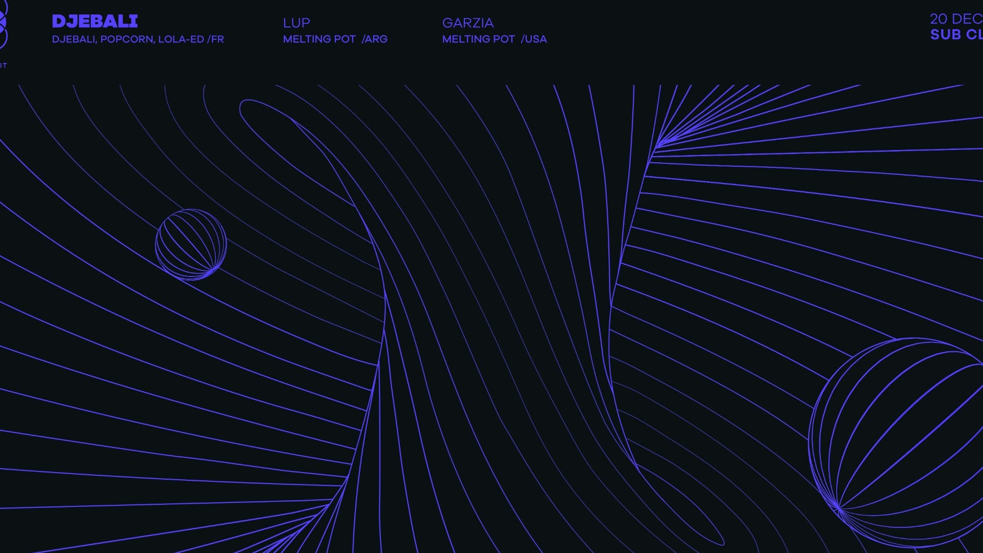 Melting Pot x Lup invite DJEBALI at SUB CLUB - 360 FUNKTION ONE image