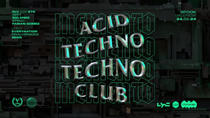 Cover for event: MEMENTO x Acid Techno Techno Club: DLV + KTK + Sept