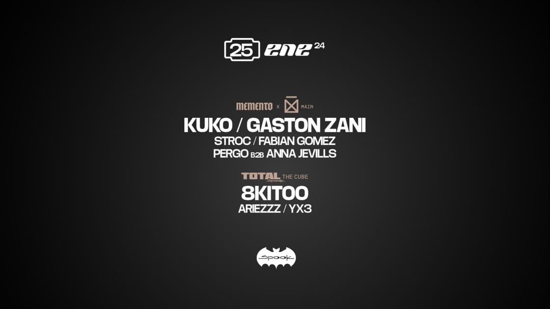 Couverture de l'événement Memento x Unlocked : Kuko + Gaston Zani & Total w/ 8KITOO