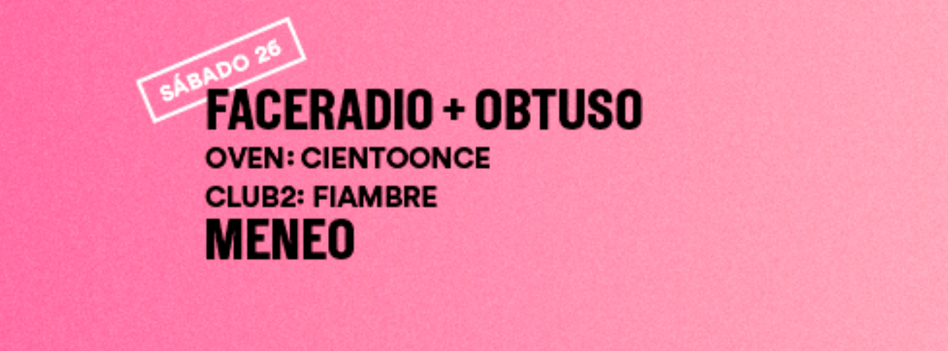 Meneo + Faceradio + Obtuso image