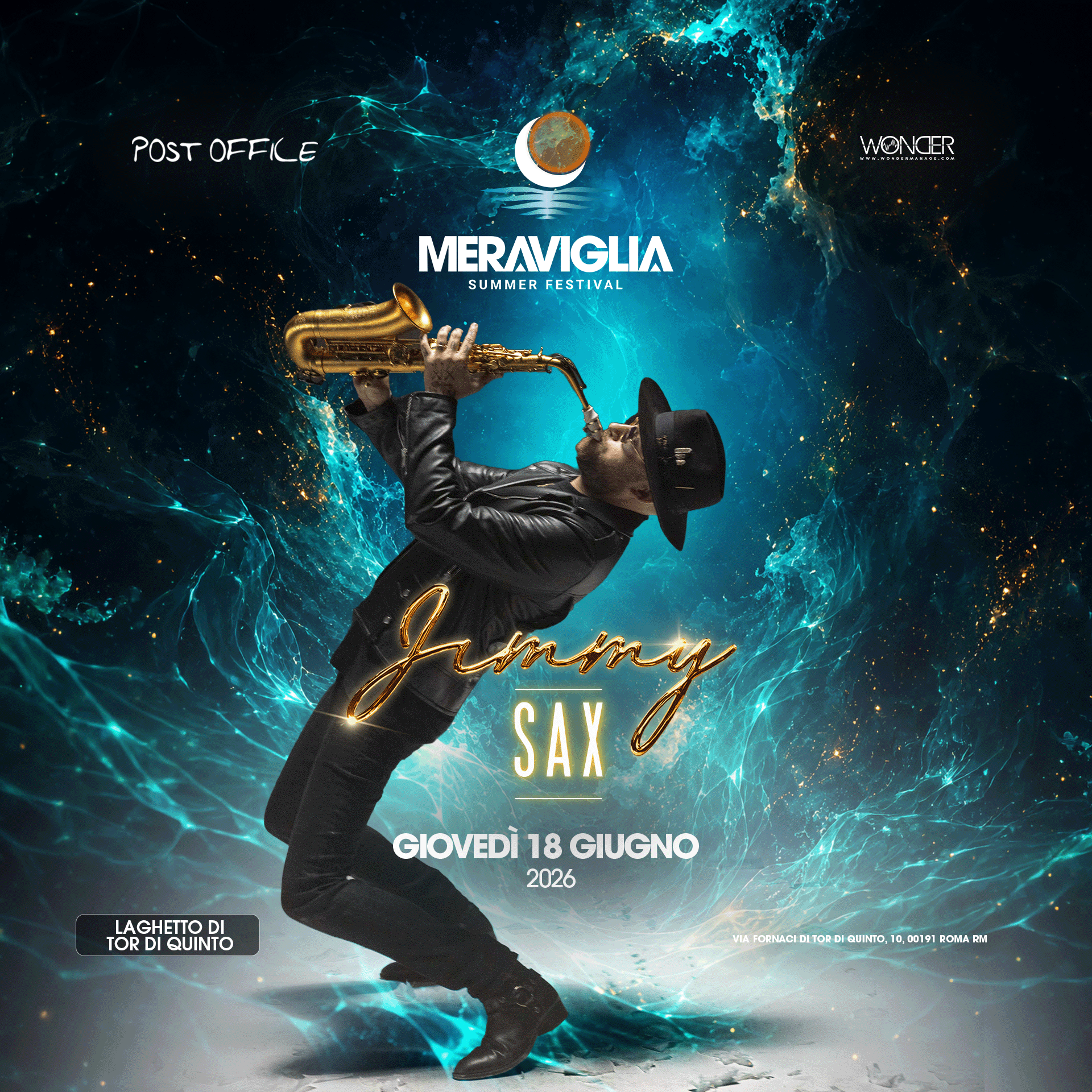 MERAVIGLIA SUMMER FESTIVAL // SPECIAL GUEST JIMMY SAX  image
