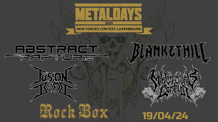 Cover for event: MetalDays 2025 New Forces Contest Luxembourg!