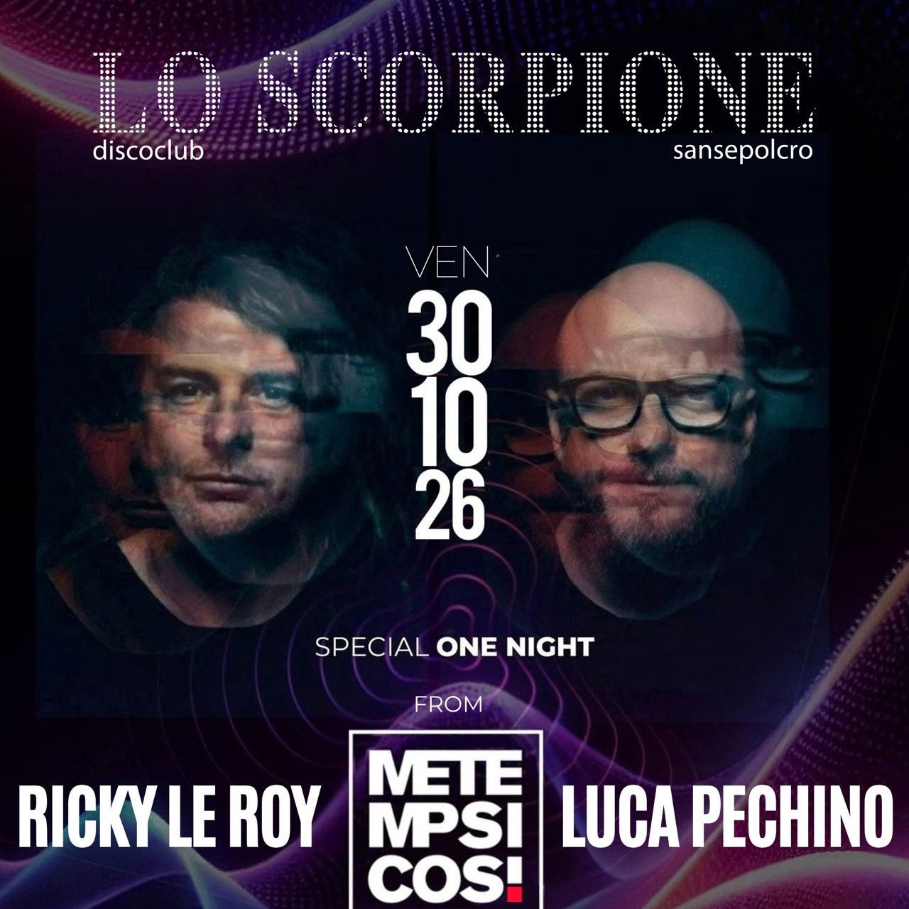 METEMPSICOSI | Venerdì 30 Ottobre