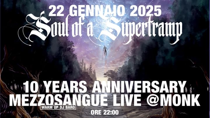 Cover for event: MEZZOSANGUE - Soul of a Supertramp 10 Years Anniversary