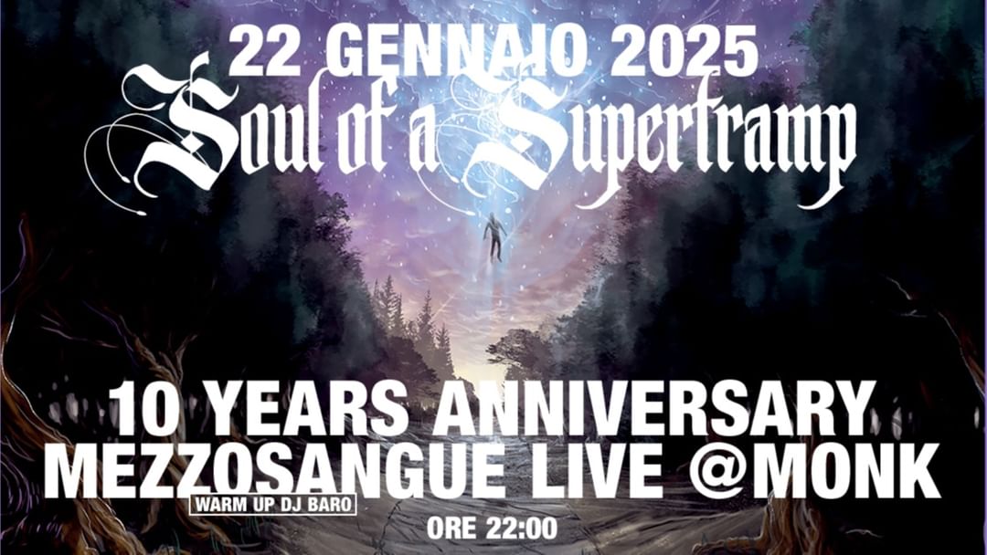 Couverture de l'événement MEZZOSANGUE - Soul of a Supertramp 10 Years Anniversary