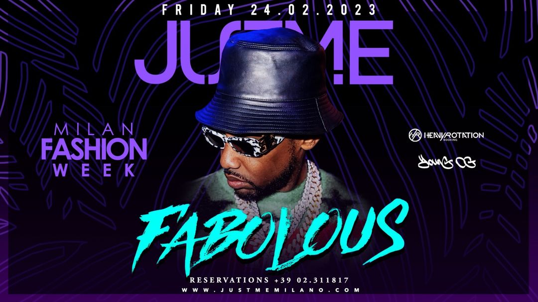 Cartel del evento MFW 2023 - FABOLOUS FRIDAY NIGHT