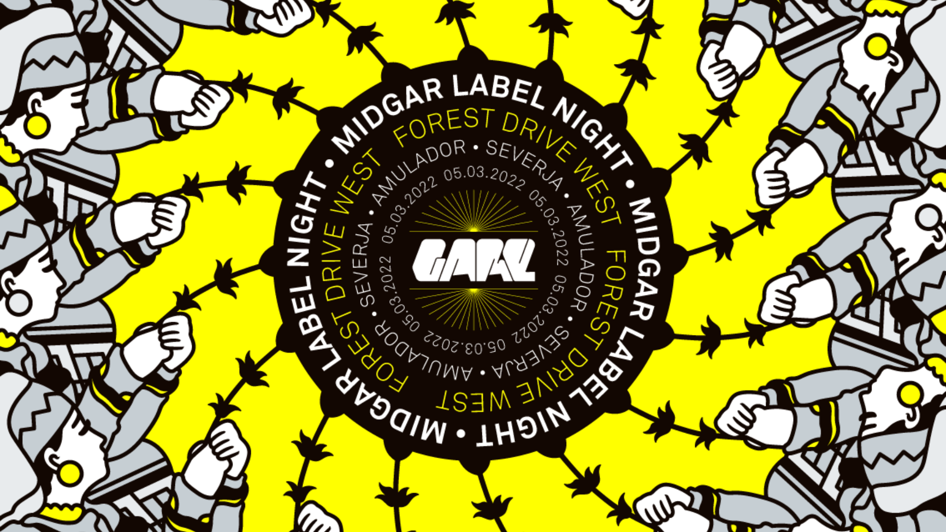 Midgar Records * Forest Drive West + Severja + Amulador image