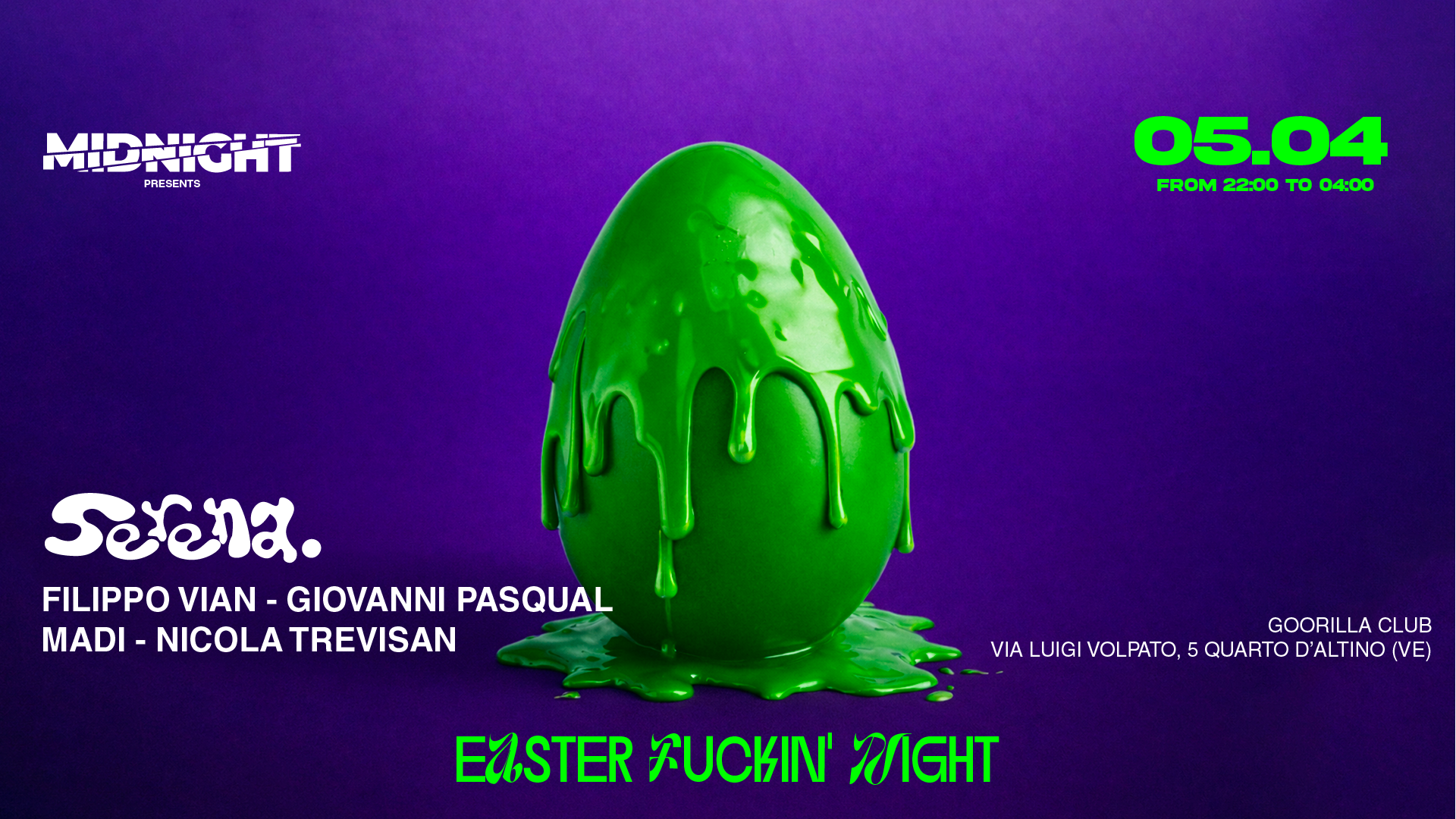 MIDNIGHT | EASTER FUCKIN NIGHT  | Goorilla Club image
