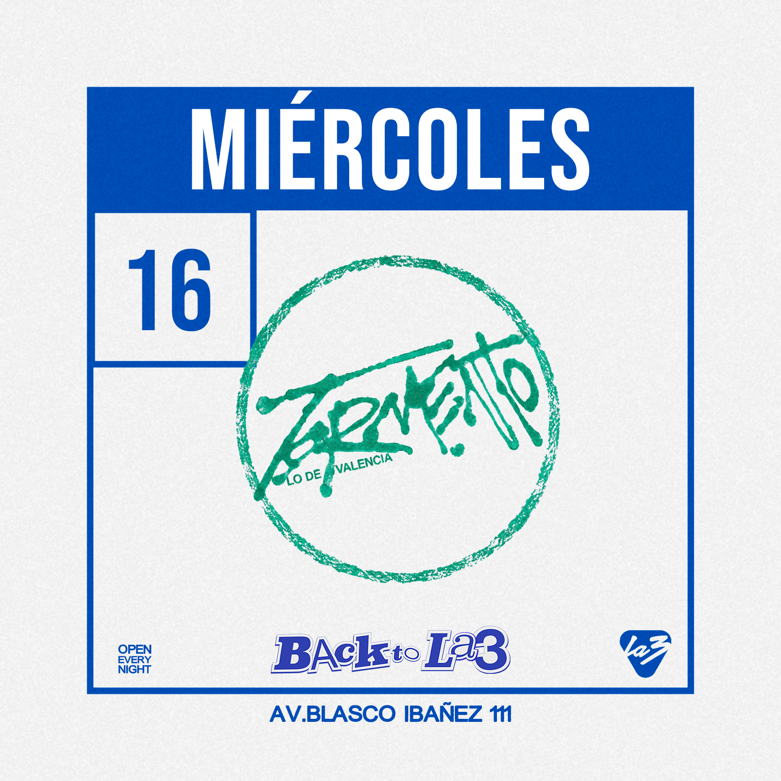 MIERCOLES 16 | TORMENTO CLUB image