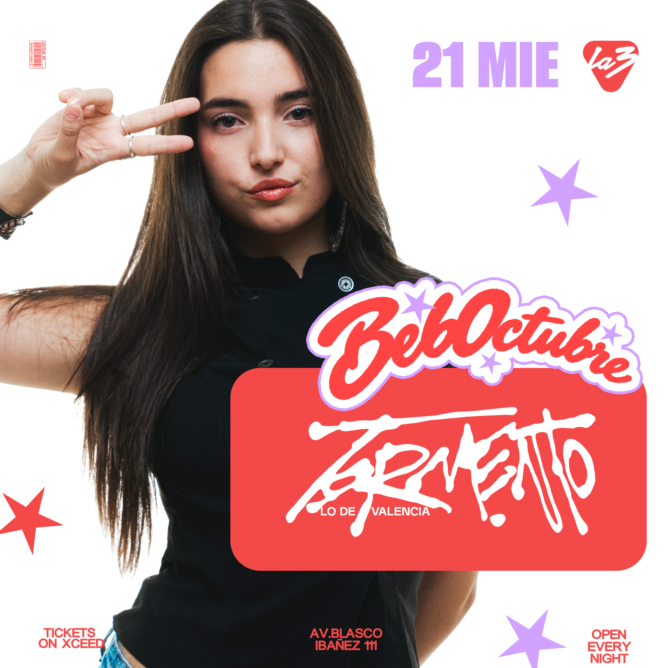 MIERCOLES 21 | TORMENTO CLUB, en La3