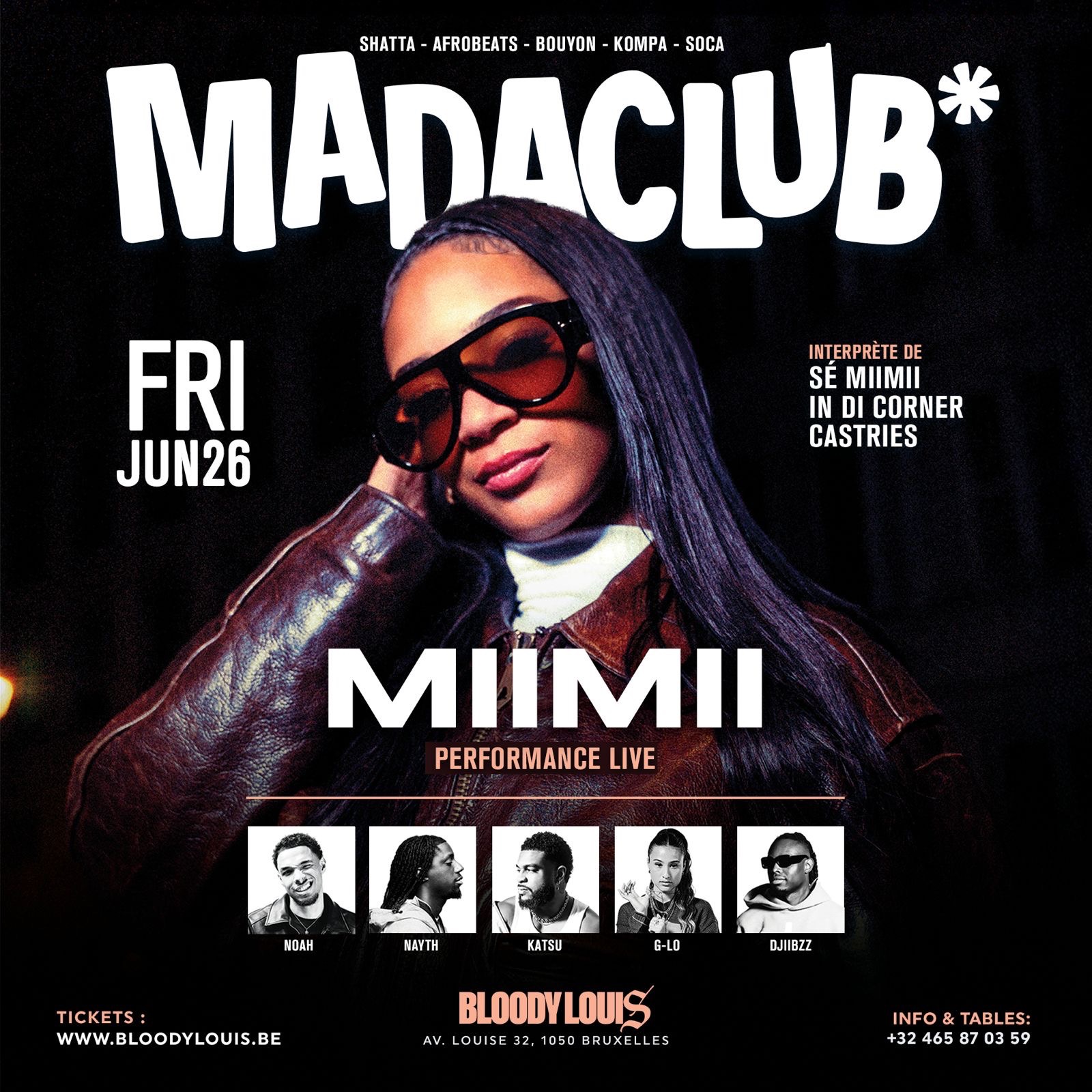 MIIMII KDS x MADA CLUB | FRI JUNE 26