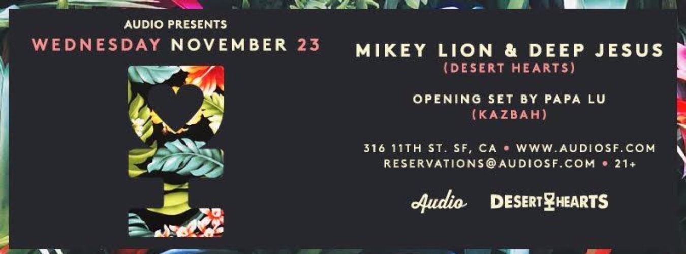 Mikey Lion & Deep Jesus (Desert Hearts) image