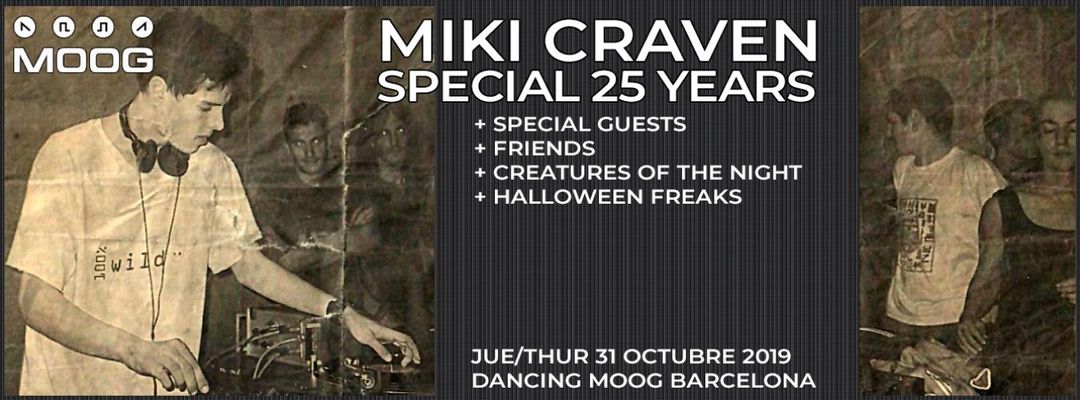 MIKI CRAVEN Special 25 Years event cover