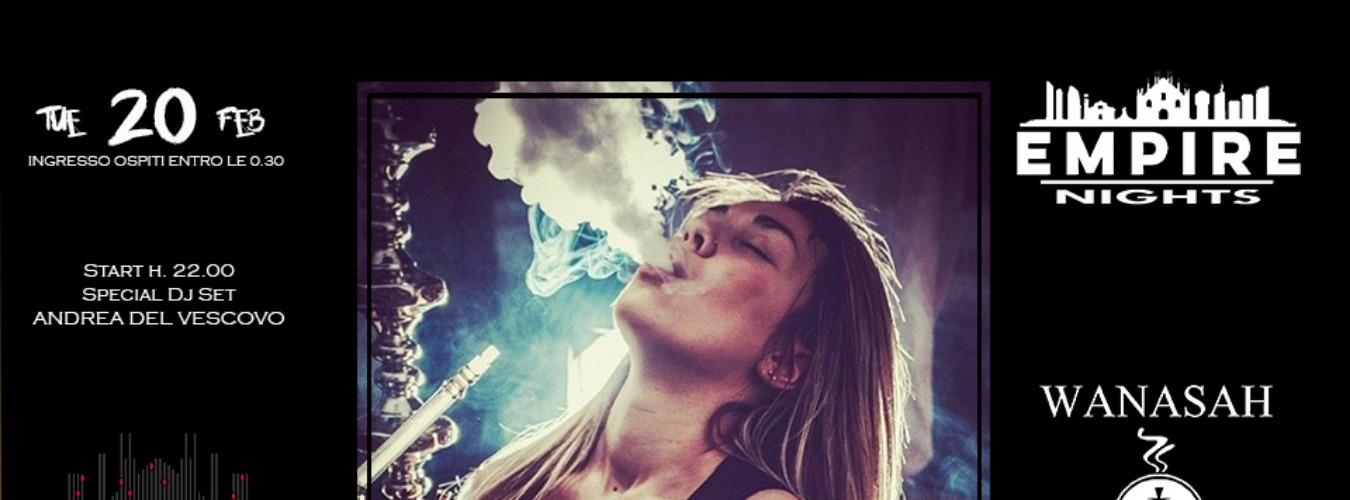 Milan Fashion Week 20.02.18 Narghilè & Drink at Wanasah Lounge image