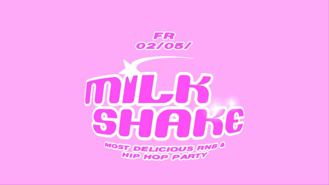 MILKSHAKE-Eventplakat