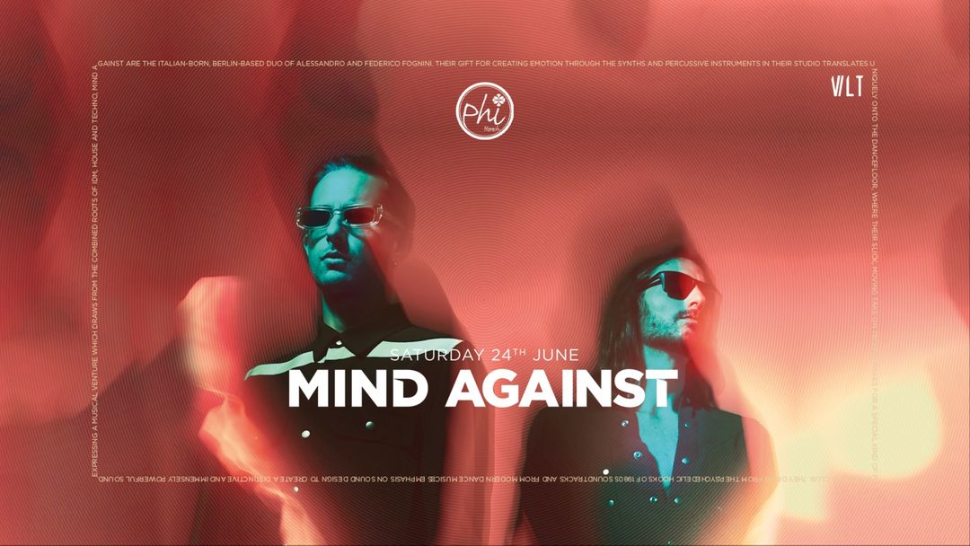 MIND AGAINST event cover
