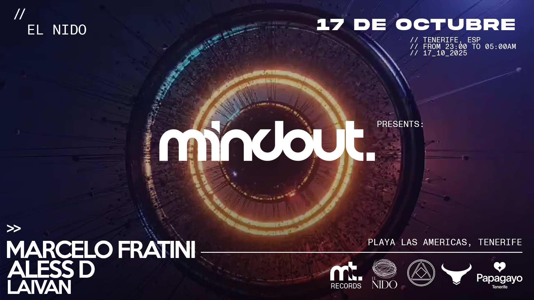 Mindout · Sala El Nido · Fri. 17th October 2025 image